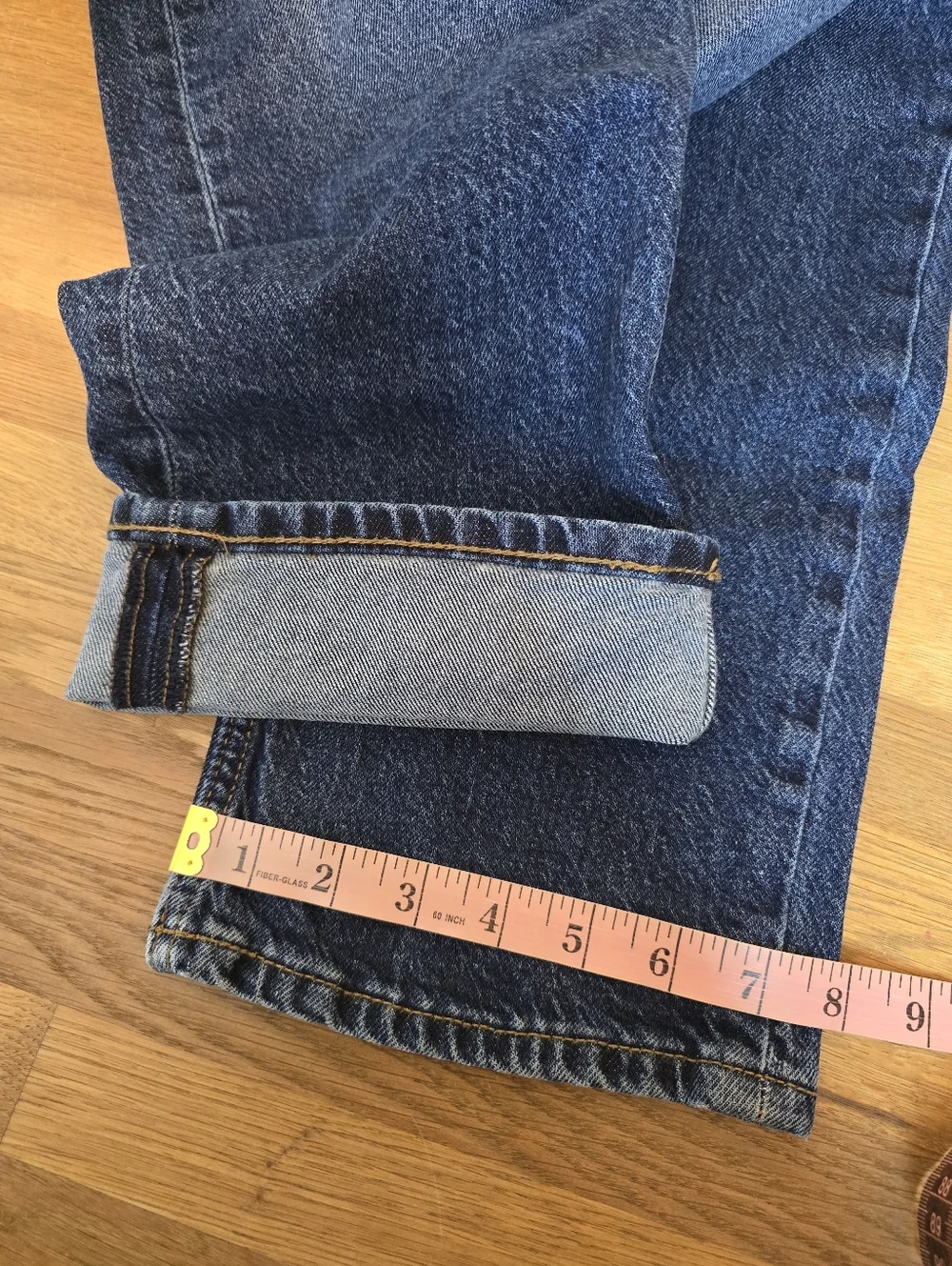 Old Navy 90s Straight Built-In Flex Jeans Men's Dark Wash 32